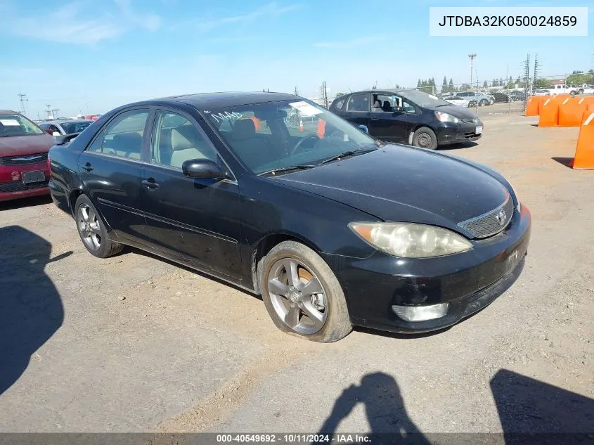 2005 Toyota Camry Se V6 VIN: JTDBA32K050024859 Lot: 40549692