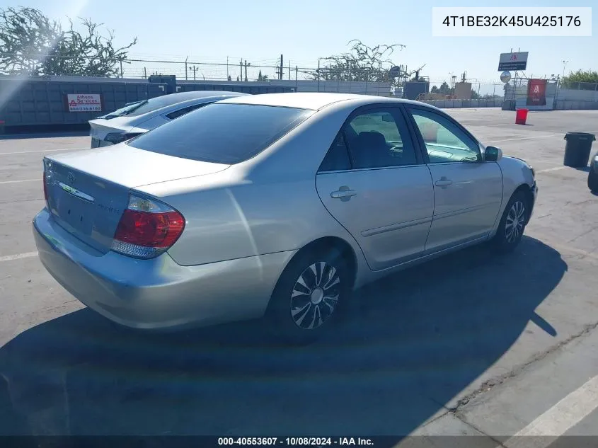 2005 Toyota Camry Le VIN: 4T1BE32K45U425176 Lot: 40553607