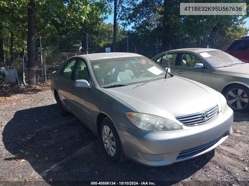 2005 Toyota Camry Le VIN: 4T1BE32K95U567636 Lot: 40556134