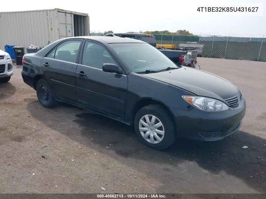 2005 Toyota Camry Le VIN: 4T1BE32K85U431627 Lot: 40562713