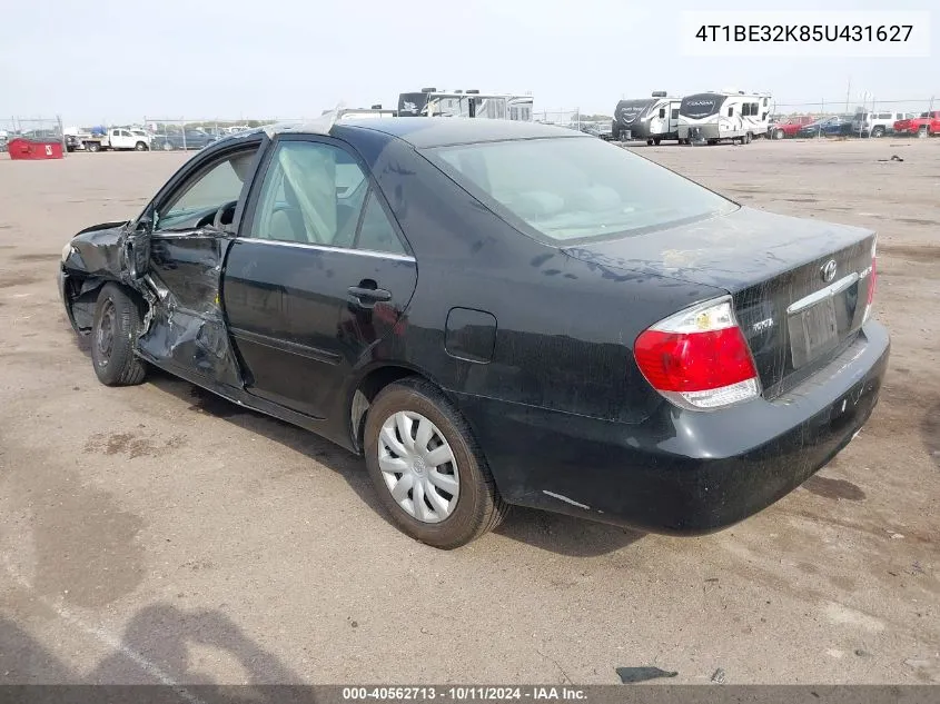 2005 Toyota Camry Le VIN: 4T1BE32K85U431627 Lot: 40562713