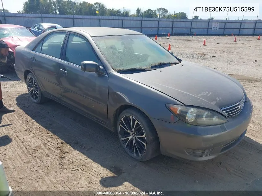 2005 Toyota Camry Le VIN: 4T1BE30K75U515599 Lot: 40563354