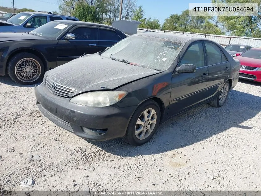 2005 Toyota Camry Xle V6 VIN: 4T1BF30K75U084694 Lot: 40574286