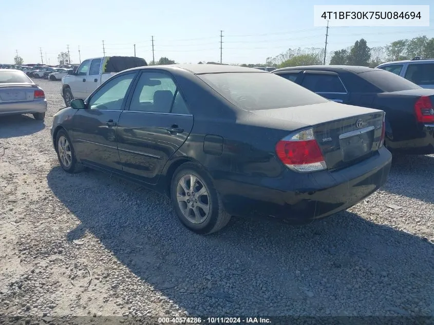 2005 Toyota Camry Xle V6 VIN: 4T1BF30K75U084694 Lot: 40574286