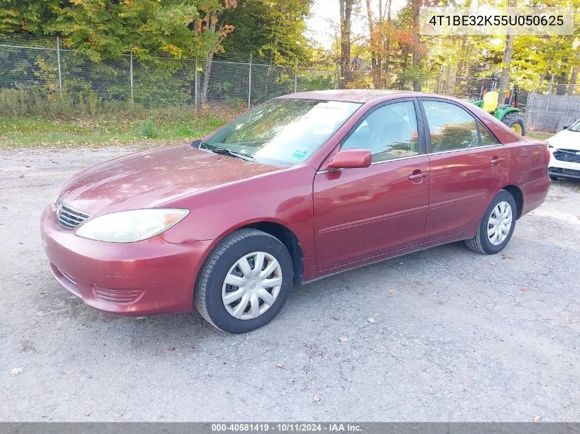 2005 Toyota Camry Le VIN: 4T1BE32K55U050625 Lot: 40581419