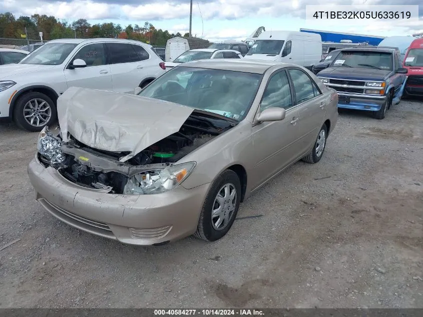 2005 Toyota Camry Le VIN: 4T1BE32K05U633619 Lot: 40584277