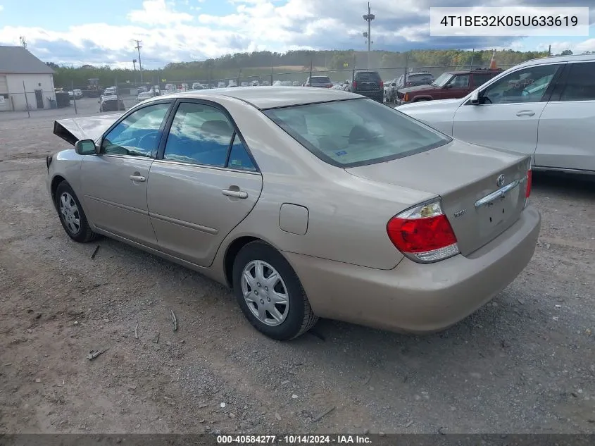 2005 Toyota Camry Le VIN: 4T1BE32K05U633619 Lot: 40584277