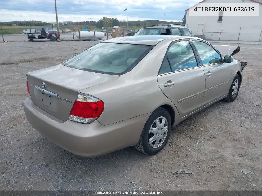 2005 Toyota Camry Le VIN: 4T1BE32K05U633619 Lot: 40584277