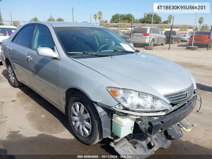 2005 Toyota Camry Le VIN: 4T1BE30K95U566201 Lot: 40584805