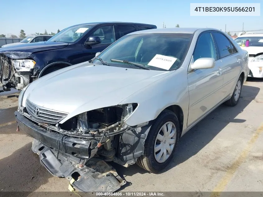 2005 Toyota Camry Le VIN: 4T1BE30K95U566201 Lot: 40584805