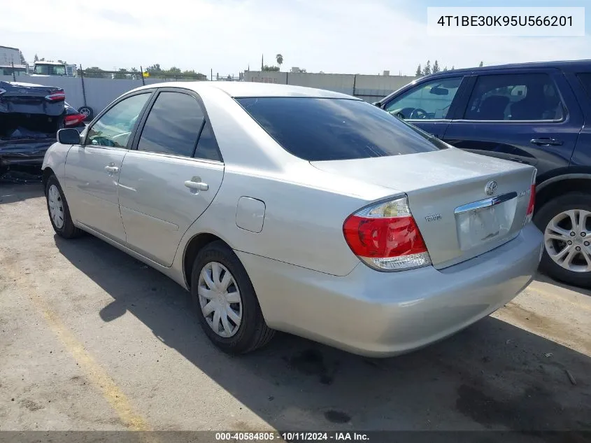 2005 Toyota Camry Le VIN: 4T1BE30K95U566201 Lot: 40584805