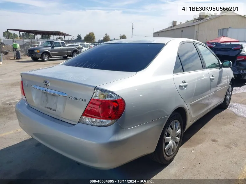 4T1BE30K95U566201 2005 Toyota Camry Le