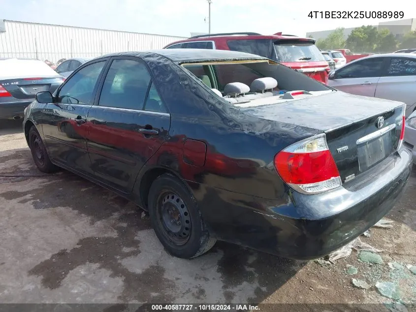 2005 Toyota Camry Std VIN: 4T1BE32K25U088989 Lot: 40587727