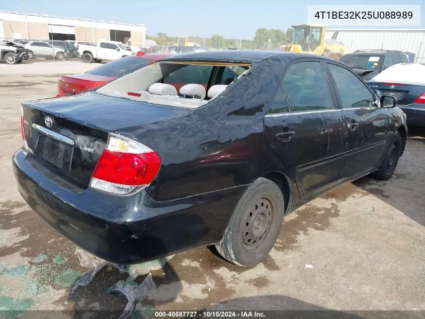 2005 Toyota Camry Std VIN: 4T1BE32K25U088989 Lot: 40587727