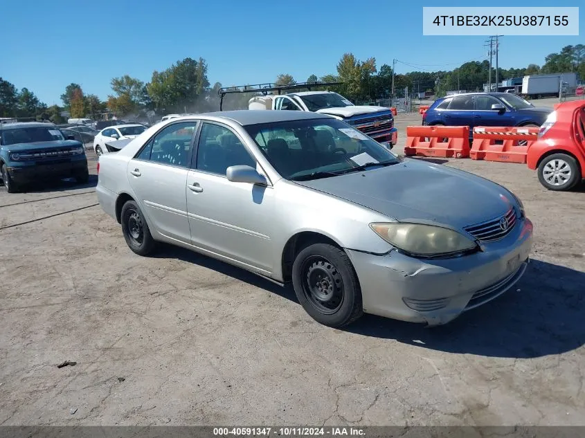 2005 Toyota Camry Le VIN: 4T1BE32K25U387155 Lot: 40591347