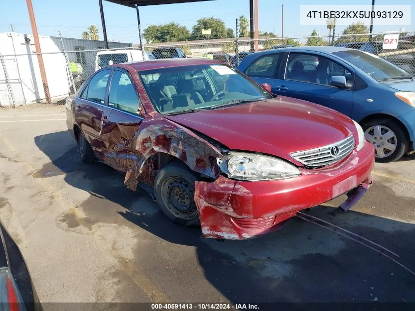 4T1BE32KX5U093129 2005 Toyota Camry Le