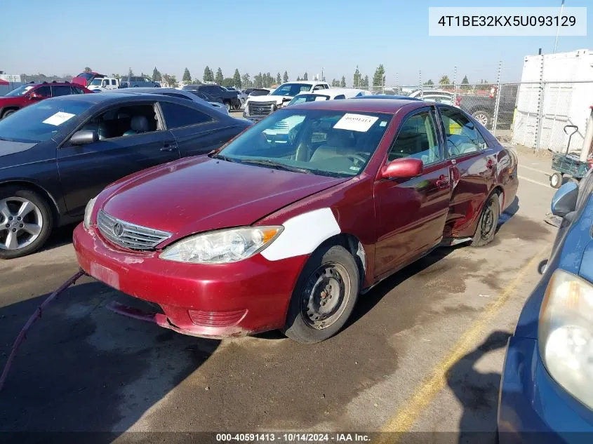 2005 Toyota Camry Le VIN: 4T1BE32KX5U093129 Lot: 40591413