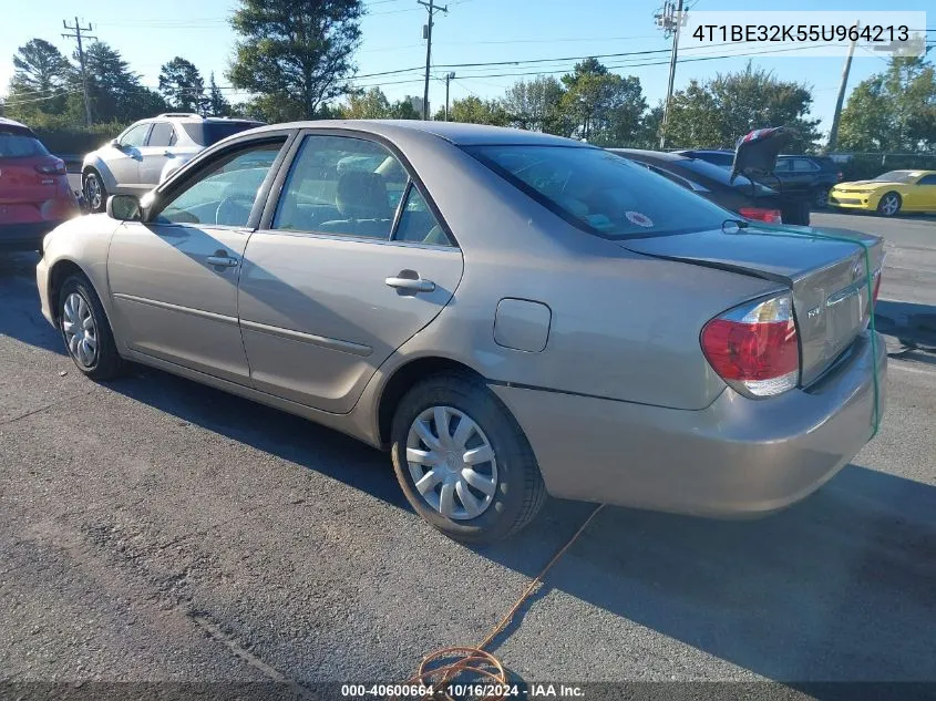 2005 Toyota Camry Le VIN: 4T1BE32K55U964213 Lot: 40600664