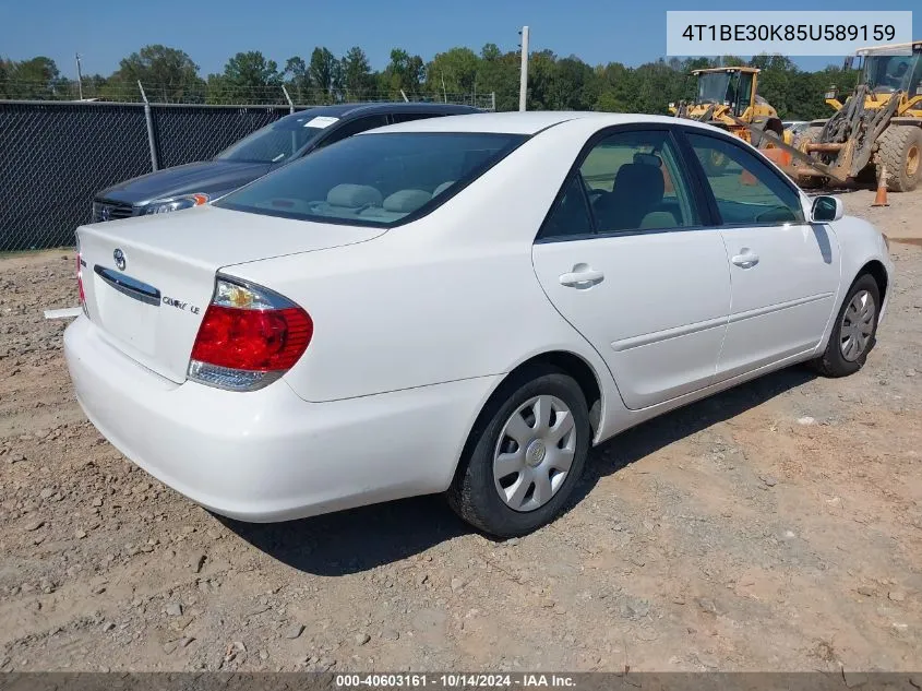 4T1BE30K85U589159 2005 Toyota Camry Le