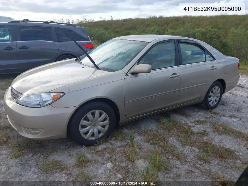 2005 Toyota Camry Le VIN: 4T1BE32K95U005090 Lot: 40603580