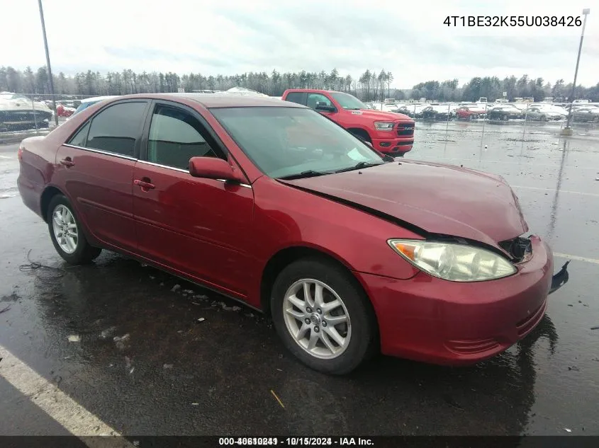 2005 Toyota Camry Le VIN: 4T1BE32K55U038426 Lot: 40610241