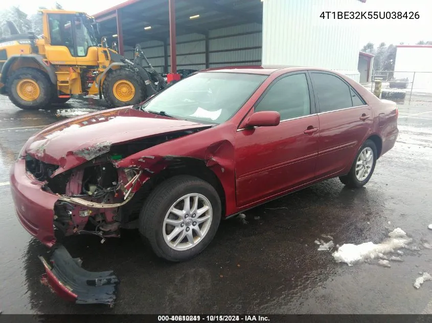 2005 Toyota Camry Le VIN: 4T1BE32K55U038426 Lot: 40610241