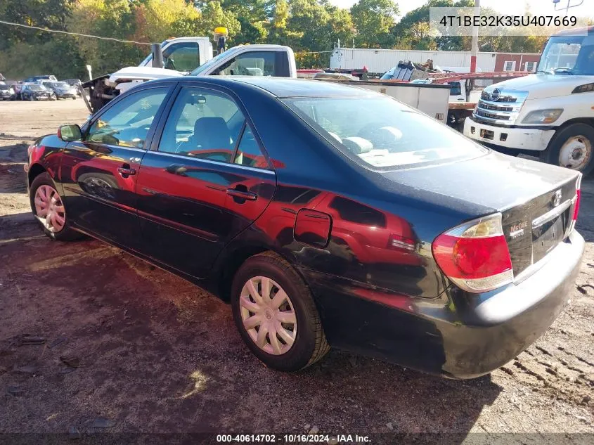 2005 Toyota Camry Le VIN: 4T1BE32K35U407669 Lot: 40614702