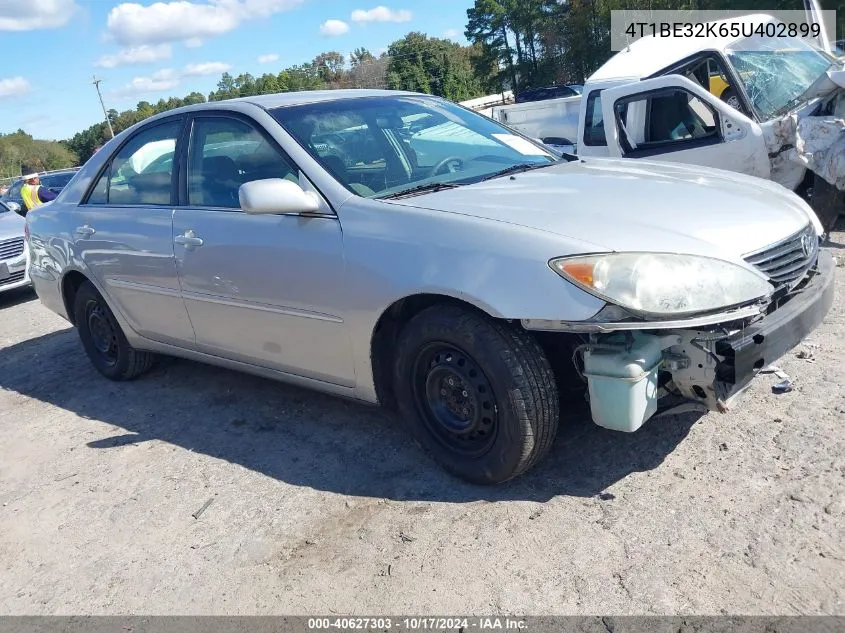 2005 Toyota Camry Le VIN: 4T1BE32K65U402899 Lot: 40627303