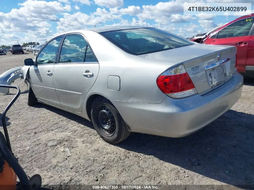 2005 Toyota Camry Le VIN: 4T1BE32K65U402899 Lot: 40627303