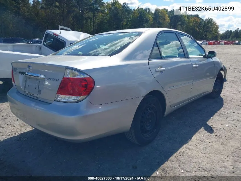 2005 Toyota Camry Le VIN: 4T1BE32K65U402899 Lot: 40627303