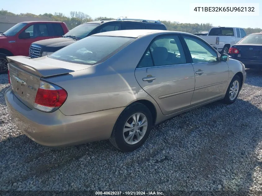 2005 Toyota Camry Le VIN: 4T1BE32K65U962132 Lot: 40629237