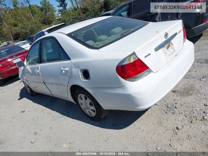 2005 Toyota Camry Le VIN: 4T1BE32K95U591354 Lot: 40632046