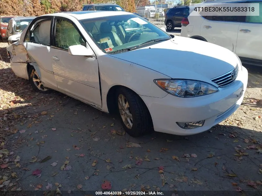 2005 Toyota Camry Xle VIN: 4T1BE30K55U583318 Lot: 40643039