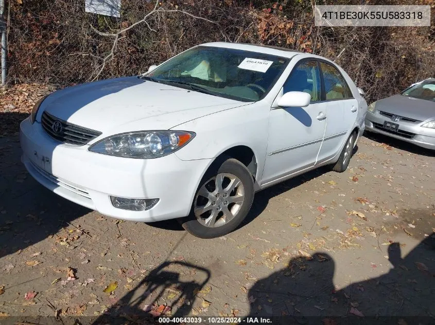 2005 Toyota Camry Xle VIN: 4T1BE30K55U583318 Lot: 40643039