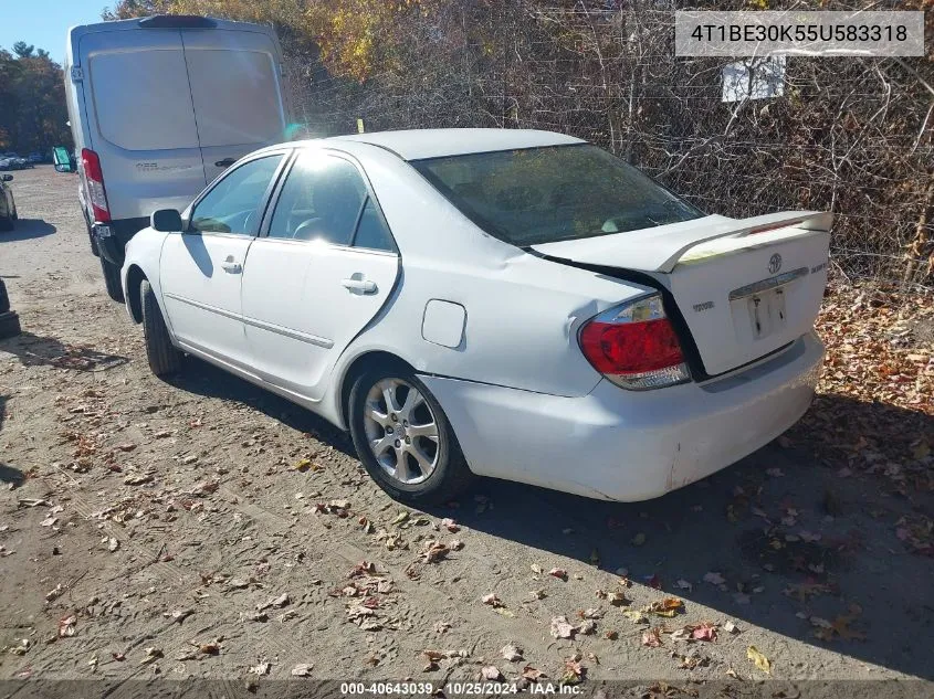 2005 Toyota Camry Xle VIN: 4T1BE30K55U583318 Lot: 40643039