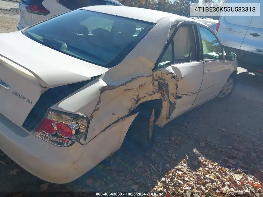 2005 Toyota Camry Xle VIN: 4T1BE30K55U583318 Lot: 40643039