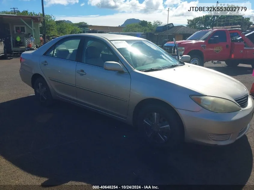 2005 Toyota Camry Le/Se/Std/Xle VIN: JTDBE32K553032779 Lot: 40648254