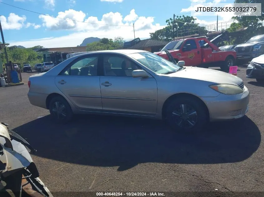 2005 Toyota Camry Le/Se/Std/Xle VIN: JTDBE32K553032779 Lot: 40648254