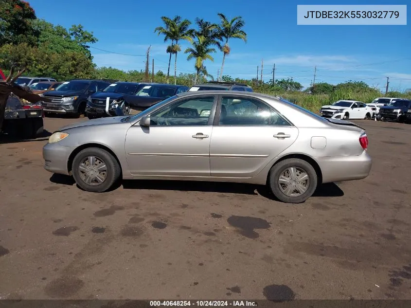 2005 Toyota Camry Le/Se/Std/Xle VIN: JTDBE32K553032779 Lot: 40648254