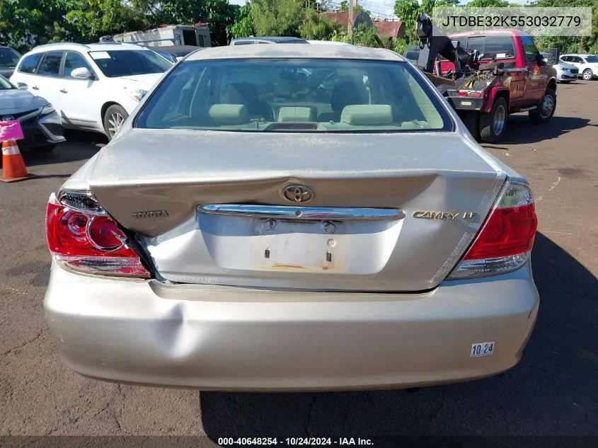 2005 Toyota Camry Le/Se/Std/Xle VIN: JTDBE32K553032779 Lot: 40648254