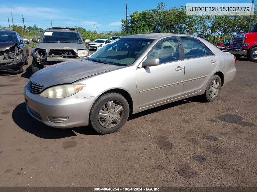 2005 Toyota Camry Le/Se/Std/Xle VIN: JTDBE32K553032779 Lot: 40648254