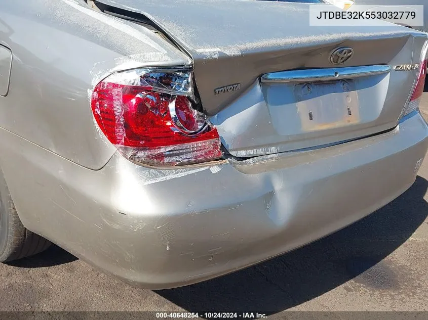 2005 Toyota Camry Le/Se/Std/Xle VIN: JTDBE32K553032779 Lot: 40648254