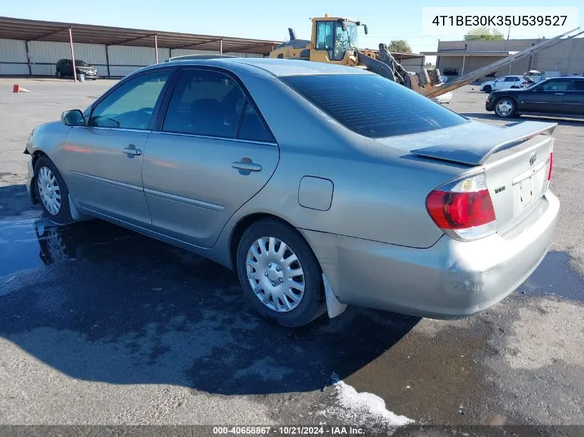 2005 Toyota Camry Se VIN: 4T1BE30K35U539527 Lot: 40658867