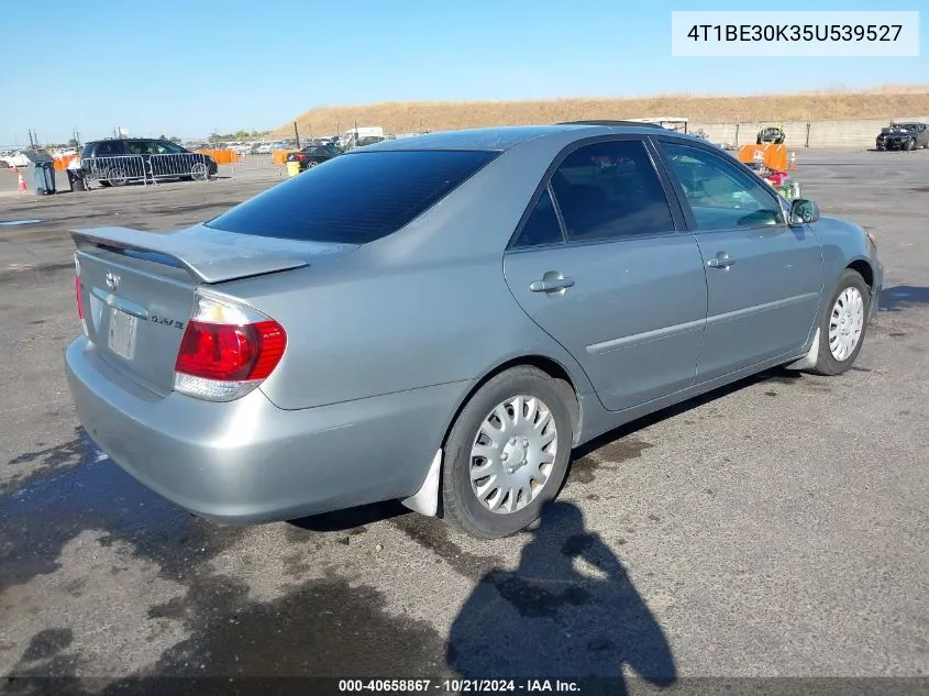 2005 Toyota Camry Se VIN: 4T1BE30K35U539527 Lot: 40658867