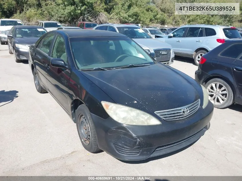 2005 Toyota Camry Le VIN: 4T1BE32K65U389524 Lot: 40659691