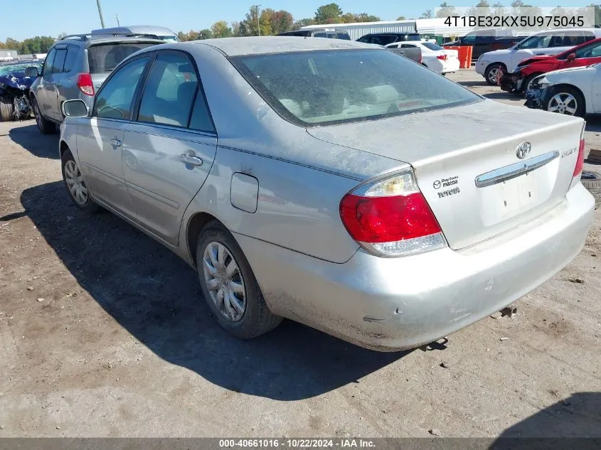 2005 Toyota Camry Le VIN: 4T1BE32KX5U975045 Lot: 40661016