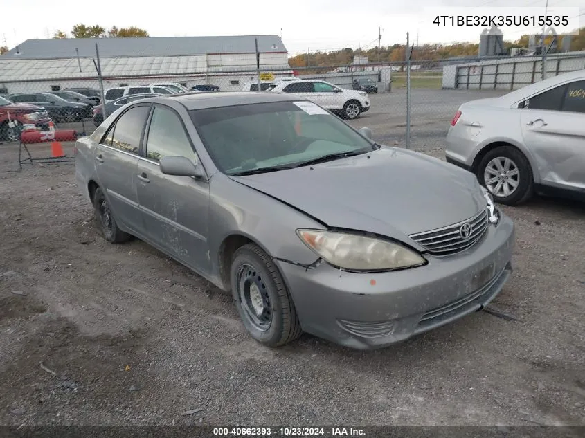 2005 Toyota Camry Le VIN: 4T1BE32K35U615535 Lot: 40662393