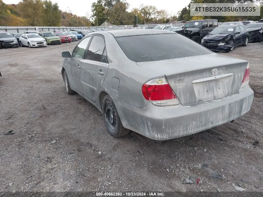 2005 Toyota Camry Le VIN: 4T1BE32K35U615535 Lot: 40662393