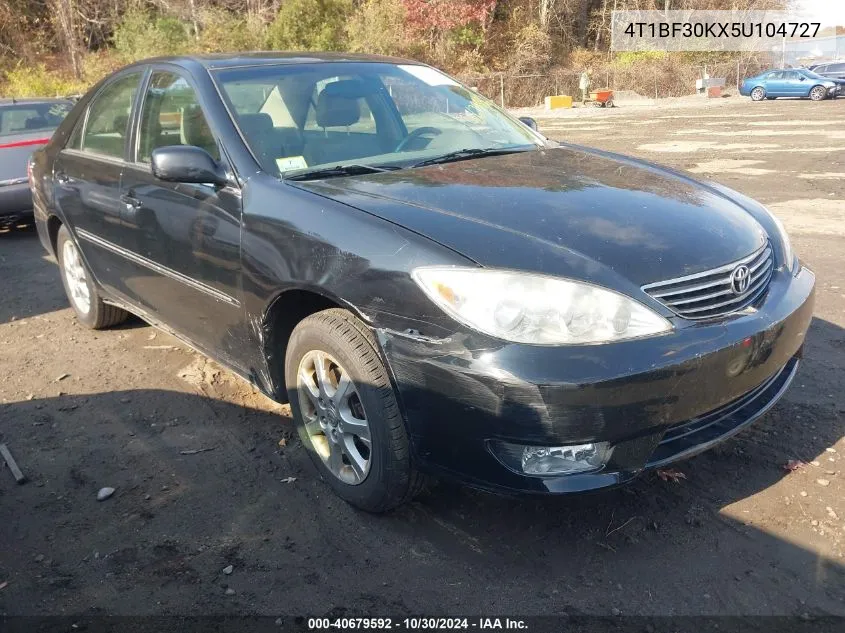 4T1BF30KX5U104727 2005 Toyota Camry Xle V6