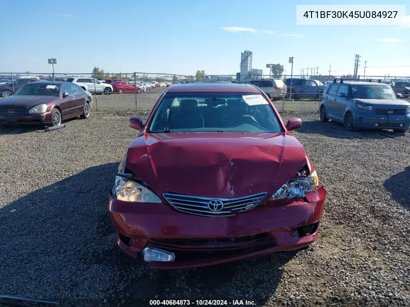 2005 Toyota Camry Xle V6 VIN: 4T1BF30K45U084927 Lot: 40684873